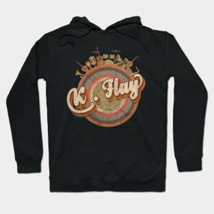 Tshirt Music Designs Vintage Retro - K.Flay Hoodie